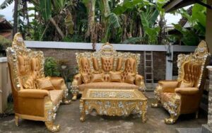 Sofa Tamu Ukir Jepara Bellagio Mawar